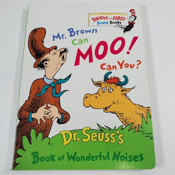 DR SEUSS: Mr. Brown Can Moo! Can You?: Dr. Seuss's Book of Wonderful Noises - Picture 1 of 2